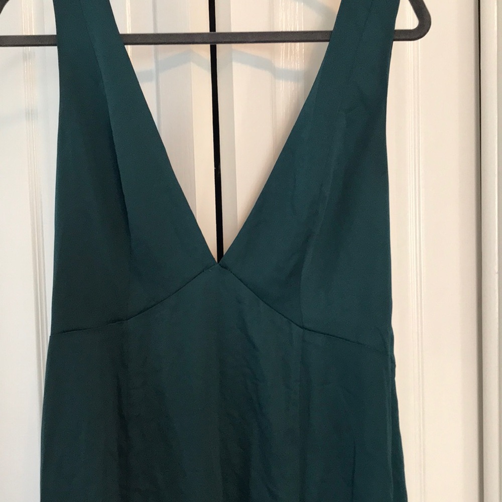 Emerald green long Tobi dress